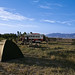 Camp at farm on fringes of Gobi Desert, China