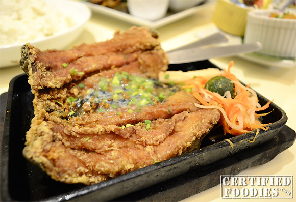 Sizzling Bangus Belly from C2 restaurant