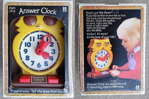 tomy owl clock