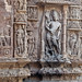 Carvings on outside of Sun Temple at Modhera