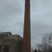 Powerplant smokestack with cellular phone antennae attached