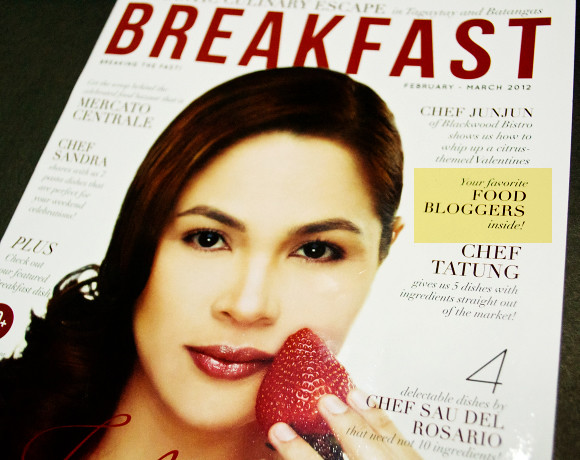 Food Bloggers have their own section in Breakfast Magazine - CertifiedFoodies.com