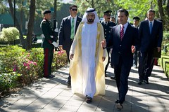 Ceremonia Oficial de Bienvenida a Su Alteza Jeque Mohammed Bin Rashid Al Maktoum, Primer Ministro y Vicepresidente de los Emiratos Árabes Unidos.