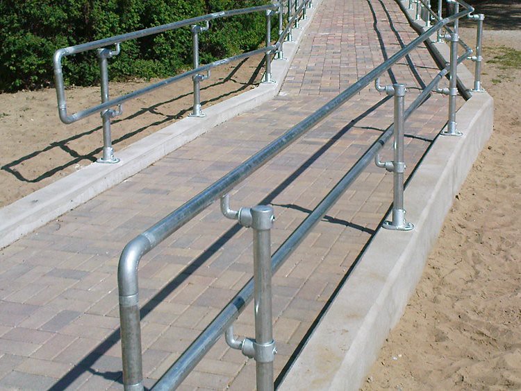 Photos & Videos of our ADA Handrail System - how to videos ...