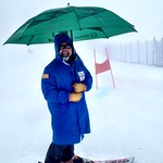 USA coach enjoying April showers in March at Mont Garceau, QC Nor Ams PHOTO CREDIT: Gregor Druzina