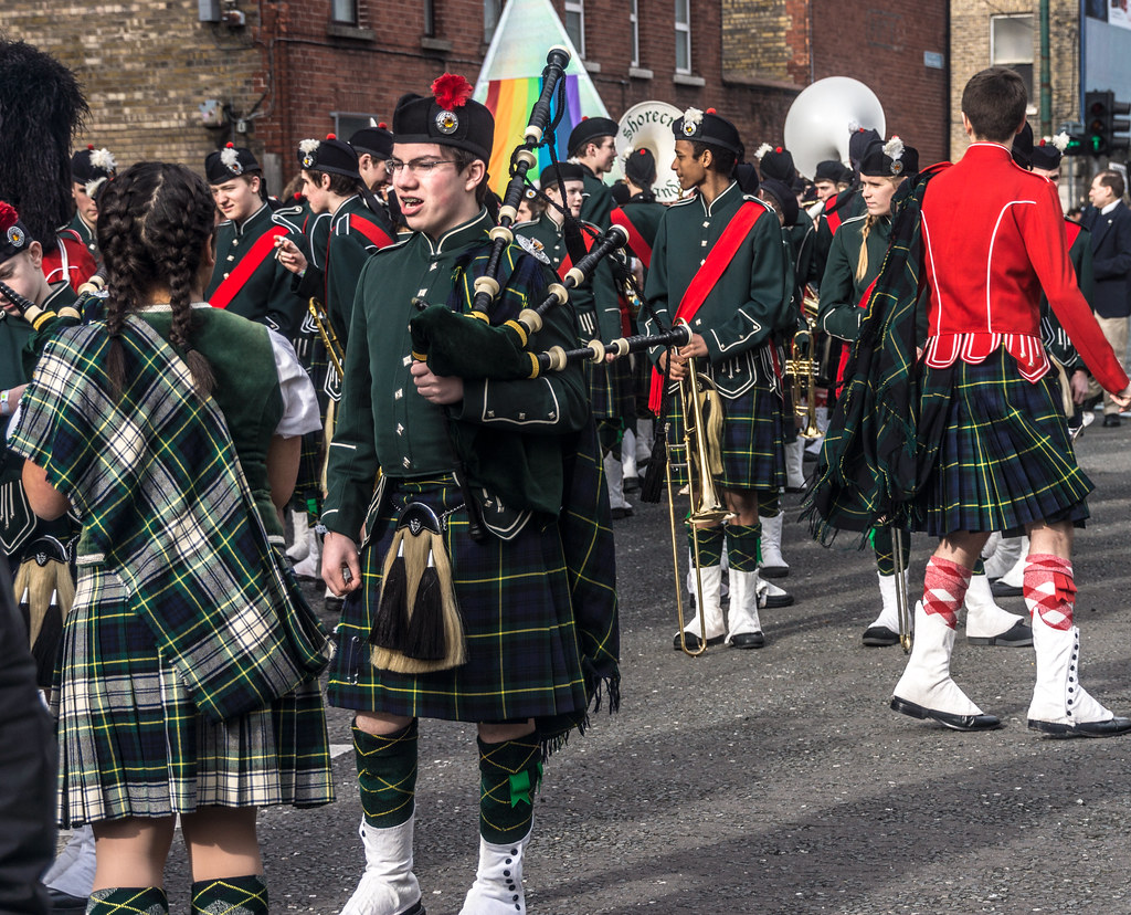 Meet Shorecrest High School Highlanders Backstage At The St. Patrick's Day Parade