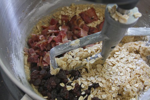 bacon oatmeal raisin cookies