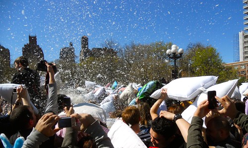 NYC Pillow Fight 12 • <a style="font-size:0.8em;" href="http://www.flickr.com/photos/67633876@N04/7056719793/" target="_blank">View on Flickr</a>