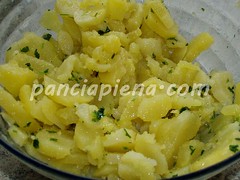 polpo con patate in insalata