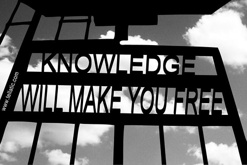 Knowledge will make you free by tellatic, on Flickr