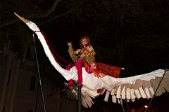 Theresa Andersson in the Krewe of Muses 2012 Parade