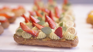 Annabelle |  Whipped pistachio cremeux, fresh strawberry