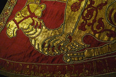 Coronation Mantle, detail of camel