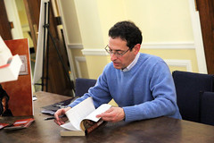 Unger signs books following lecture