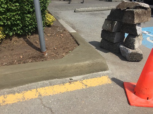 Concrete curb repair