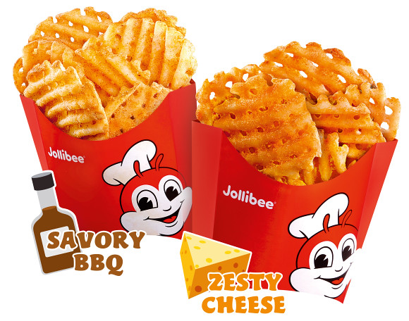 Jollibee Crisscut Fries are back - in Savory BBQ and Zesty Cheese!