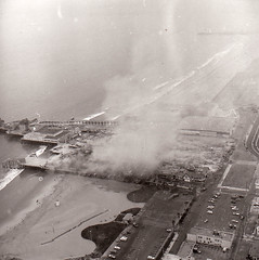 Pacific Ocean Park Pier Fire 1970