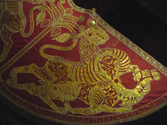 Coronation Mantle, detail of right half