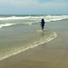 Alone on the Beach<br /><span style="font-size:0.8em;">Vacation photos continue:  Another trip to Cocoa Beach - this time down toward the South end - much less crowded there.</span>