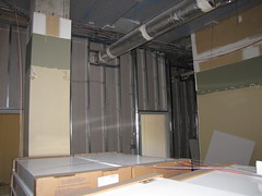 Walls going up in staff area • <a style="font-size:0.8em;" href="http://www.flickr.com/photos/22626693@N04/7251212992/" target="_blank">View on Flickr</a>