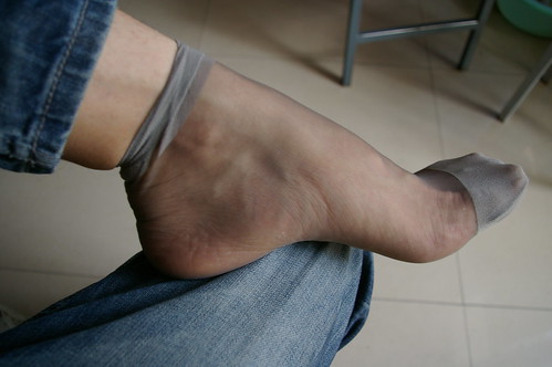 Jeans nylon feet