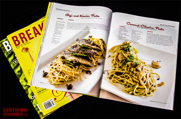 Chef Sandralyn Hataway also shares her pasta recipes in Breakfast Magazine