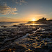 Bamburgh Castle from Rock Pools at Sunrise • <a style="font-size:0.8em;" href="https://www.flickr.com/photos/21540187@N07/8154196667/" target="_blank">View on Flickr</a>