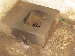 old pit latrine