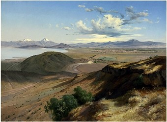 Velasco, Jose Maria (1840-1912) - 1892 Valley of Mexico from the Hill of St. Isabel (Christie's New York, 2008)