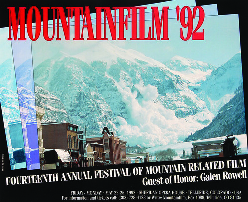 1992 Mountainfilm in Telluride Festival Poster