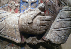 Two Royal Figures (left), Detail with Hilt