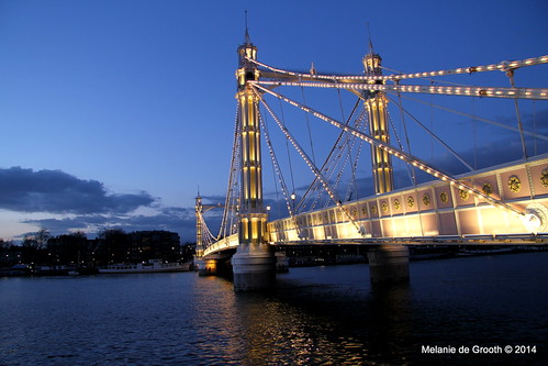 Albert Bridge at Night