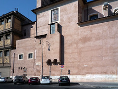 Bernini, Exterior light shaft, Ecstasy of Saint Teresa, Cornaro Chapel, Santa Maria della Vittoria