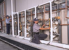 Plumbing Prefab Wall Section • <a style="font-size:0.8em;" href="http://www.flickr.com/photos/79462713@N02/7593191746/" target="_blank">View on Flickr</a>