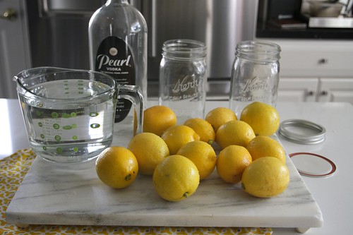 homemade limoncello