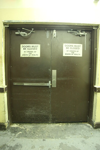 Doors must be closed by orders of the board of health