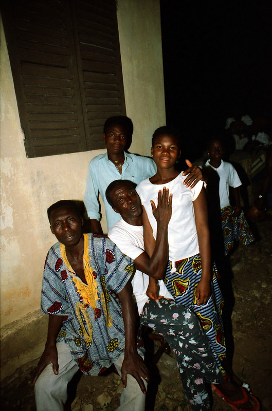 Togo West Africa Ethnic Cultural Dancing and Drumming African Village close to Palimé formerly known as Kpalimé a city in Plateaux Region Togo near the Ghanaian border 24 April 1999 105<br/>© <a href="https://flickr.com/people/41087279@N00" target="_blank" rel="nofollow">41087279@N00</a> (<a href="https://flickr.com/photo.gne?id=13999895673" target="_blank" rel="nofollow">Flickr</a>)