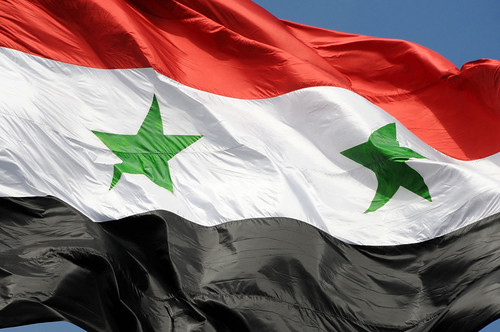 From flickr.com/photos/121483302@N02/13898397374/: Syrian Arab Republic Flag, From Images