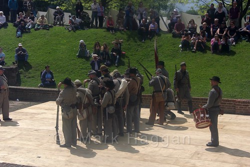 US Civil War reenactment at Moira Canal Festival 2016