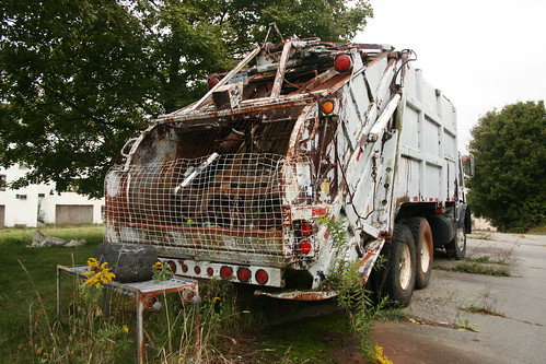 The official Catskills hotel garbage truck