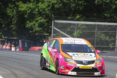 Jake Hill during the BTCC weekend at Oulton Park, June 2016