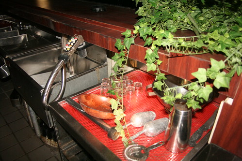 Bar utensils in the bobar