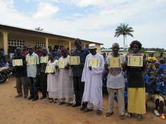 teachers with training certificates