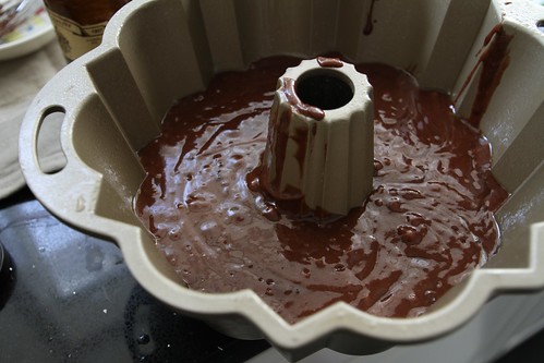 chocolate sour cream bundt cake
