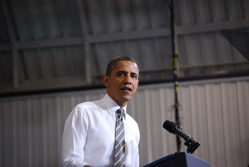 Obama speaking (13) by borman818, on Flickr
