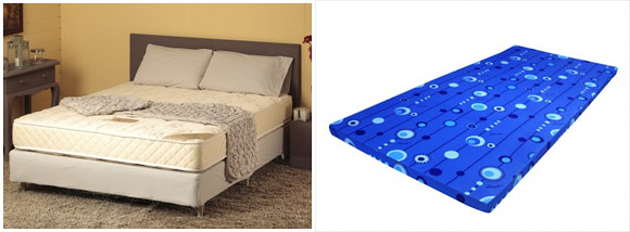 Uratex Orthocare mattress and Siesta portable mattress