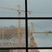 Cranes to move the first sculpture to the New Acropolis Museum