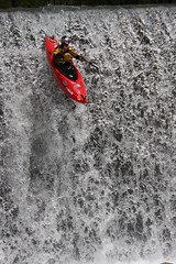 Ben Styling on the Chiroro creek Kayaking extreme Japan