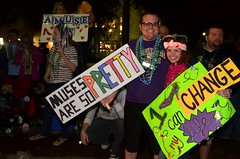 Signs at Krewe of Muses 2012 Parade