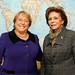 UN Women Executive Director Michelle Bachelet meets with Mervat Tallawy, President of the Egypcian National Council of Women